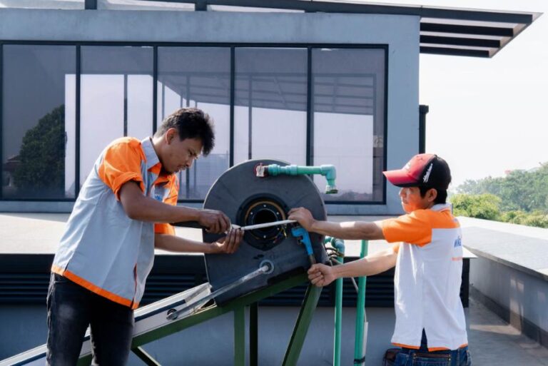 instalasi pipa water heater